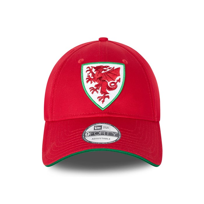 Wales FA Rear Tab 9FORTY Lippis Punainen - New Era Lippikset Suomi FI-573982